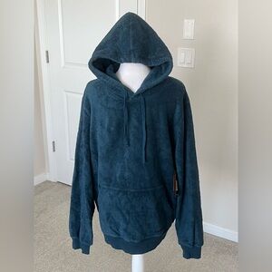 NWT Dakine Aspresurf Quickdry Toweling Hoodie in Galactic Blue Size Small